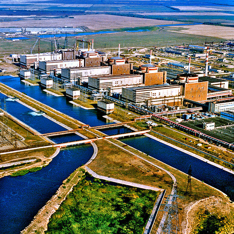 Balakovo Nuclear Power Plant aerial view