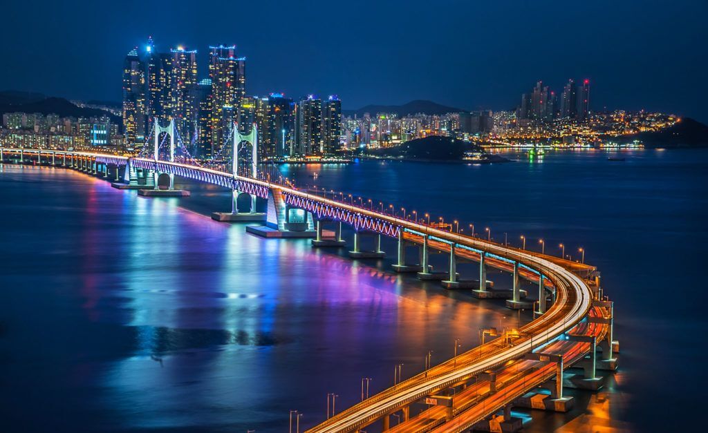 Gwangan Bridge night view