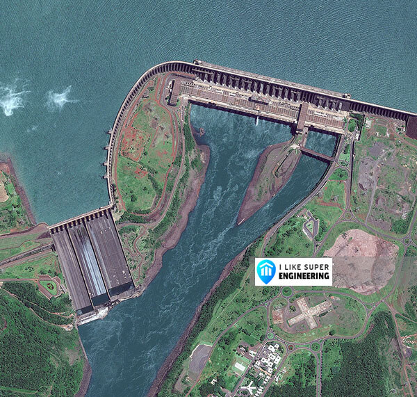 Itaipu Dam Satellite Photo