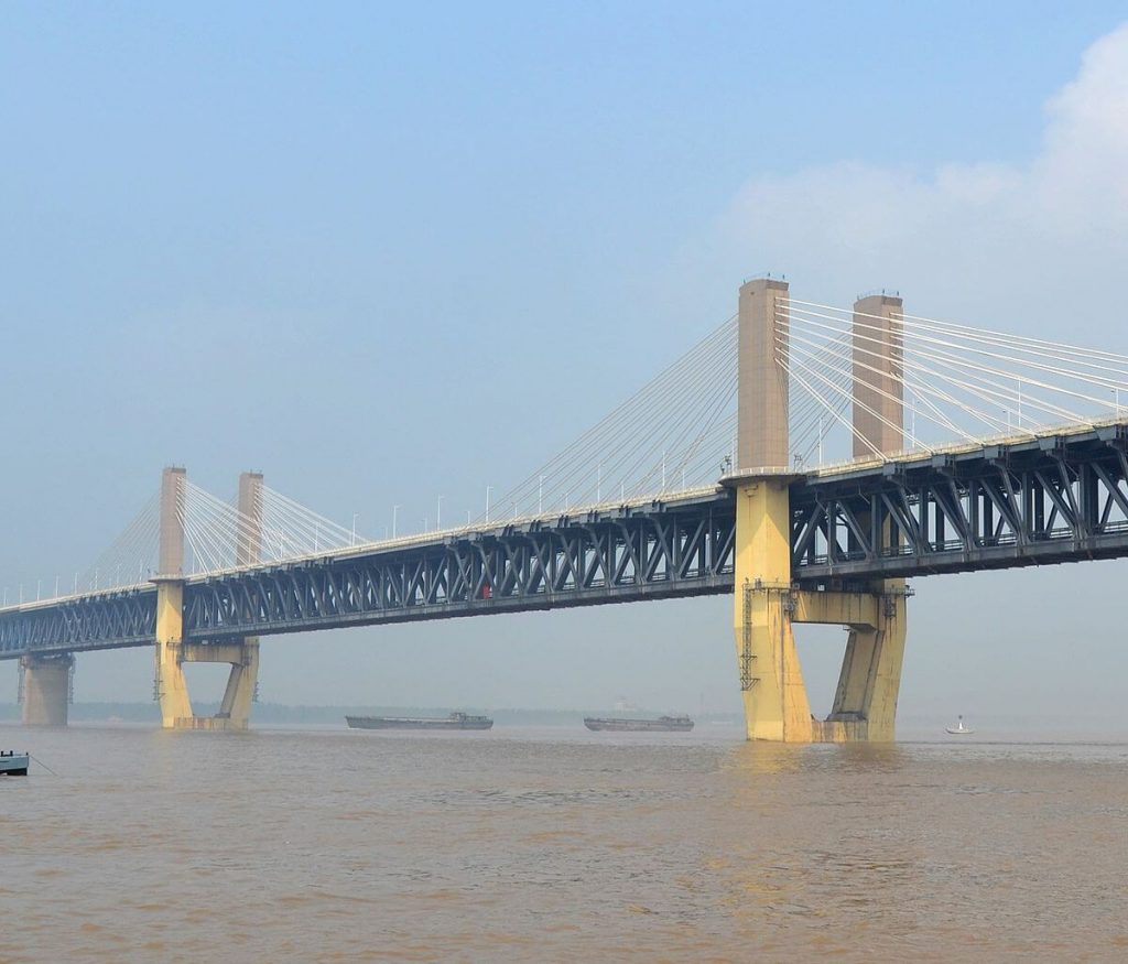 Main channel bridge of Wuhu Yangtze River Bridge