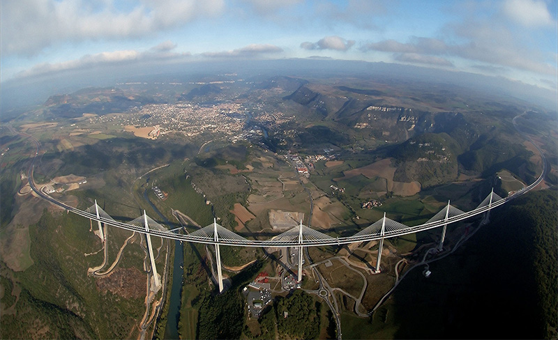 Overview of Millau Viaduct