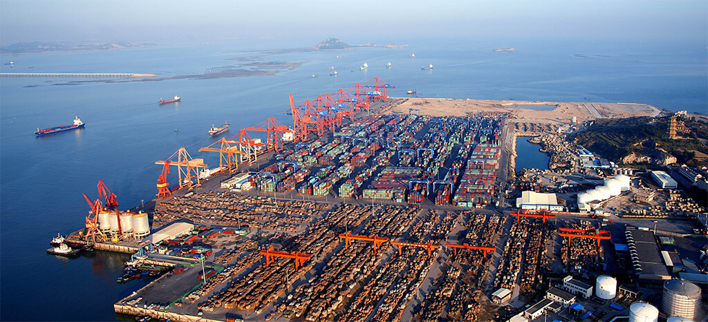 Overview xiamen port