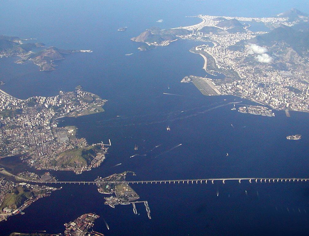 Rio–Niterói Bridge Satellite imagery
