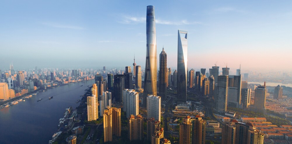 Shanghai Tower skyline