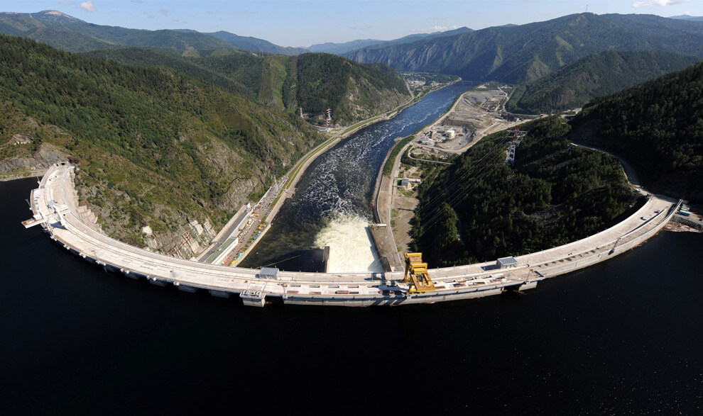 Shushenskaya-Dam reservoir