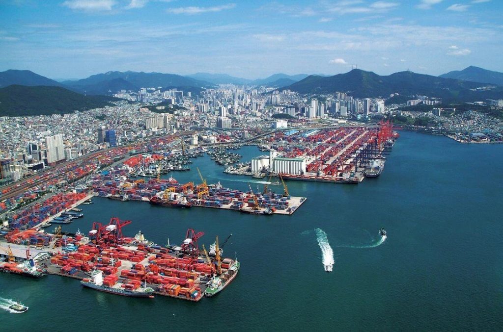 South Korea's first port-Busan Port
