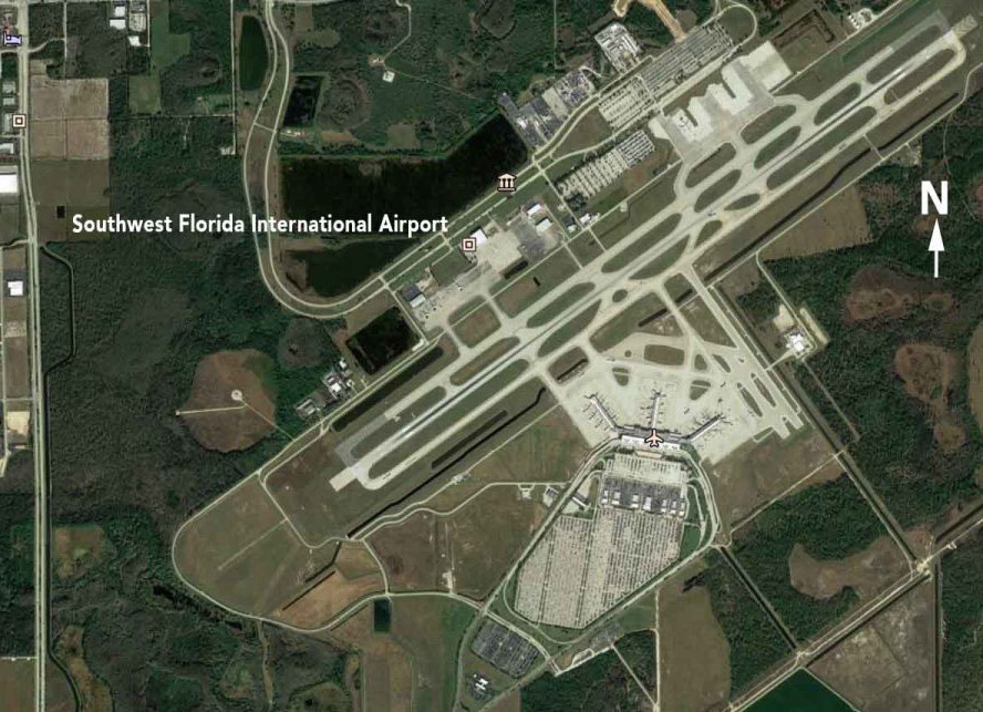 Southwest Florida International Airport satellite image