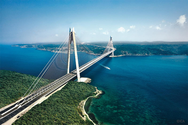 The beautiful Yavuz Sultan Selim Bridge