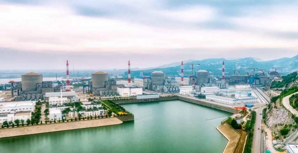 Tianwan Nuclear Power Plant aerial view