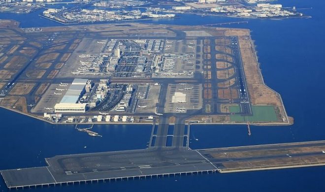 Tokyo Haneda Airport aerial view