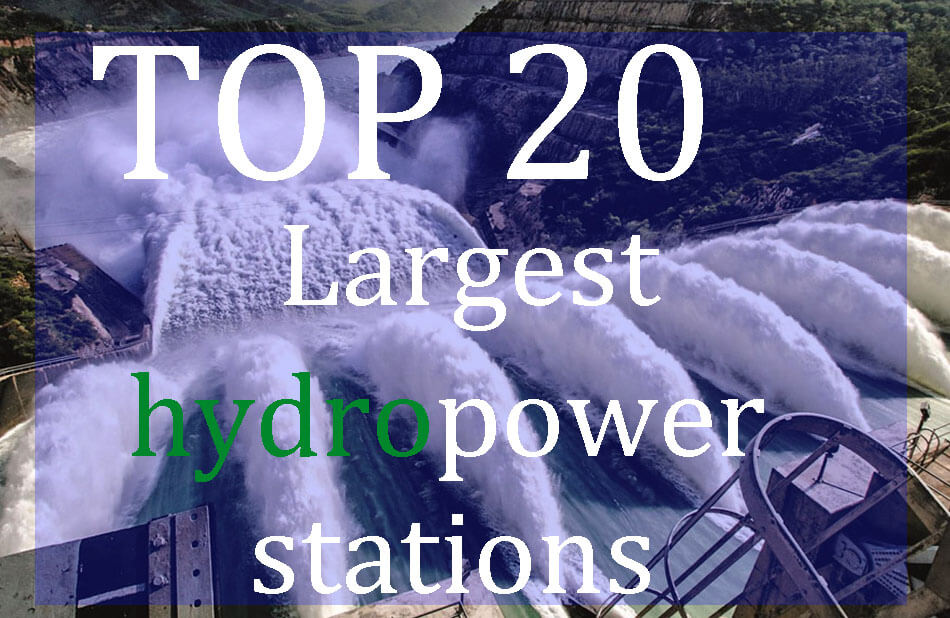 Top 20 largest hydropower stations