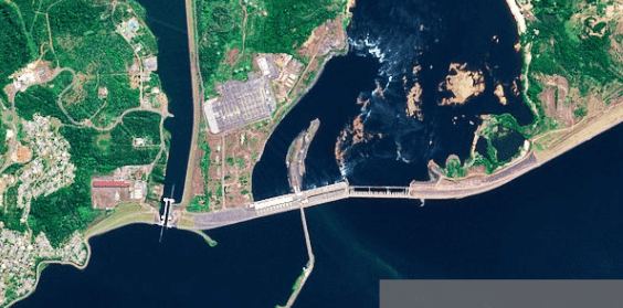 Tucuruí Dam satellite image