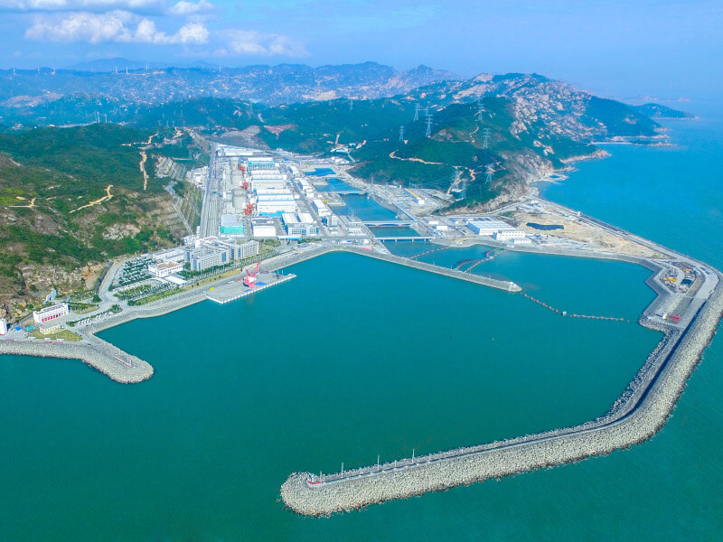 Yangjiang Nuclear Power Station aerial view
